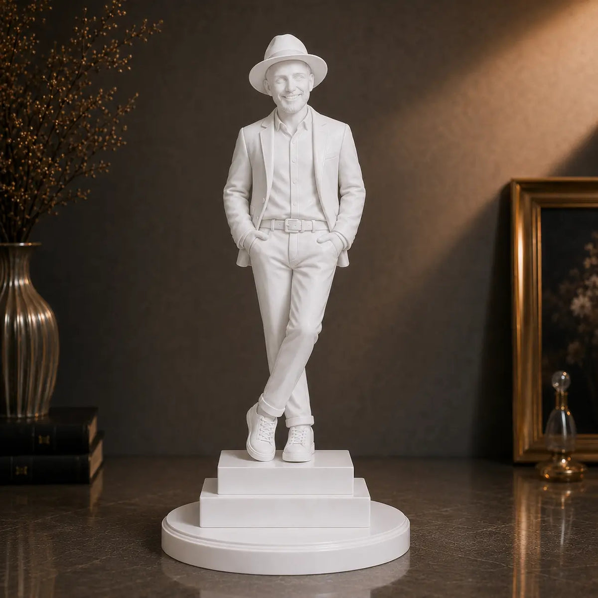 Figurka 3D mężczyzny w pełnej postaci ze zdjęcia – prezent dla niego