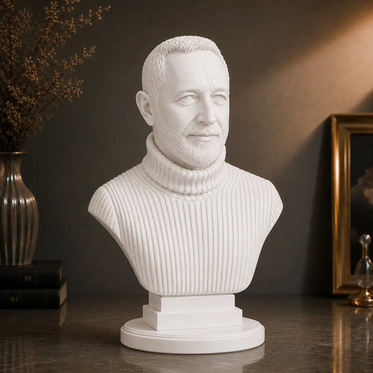 Figurka 3D mężczyzny ze zdjęcia – prezent dla dziadka lub męża