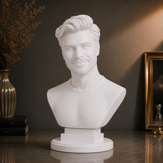 Figurka 3D mężczyzny ze zdjęcia – prezent dla chłopaka lub męża