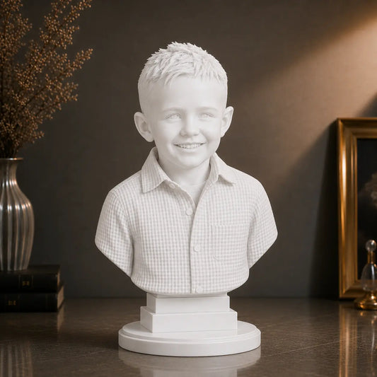 Figurka 3D chłopca ze zdjęcia – prezent dla syna na urodziny