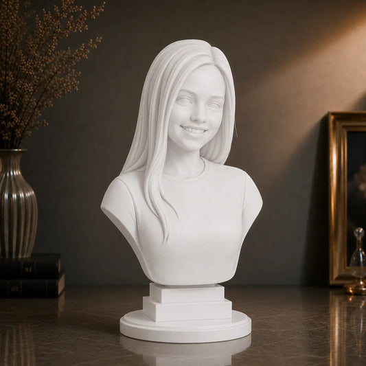 Figurka 3D nastolatki ze zdjęcia wykonana technologią druku 3D