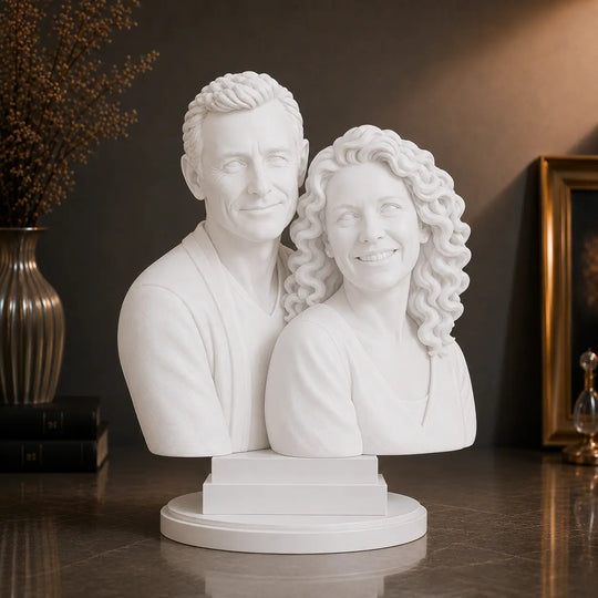 Wyjątkowy prezent dla pary – personalizowana figurka 3D Małżonkowie