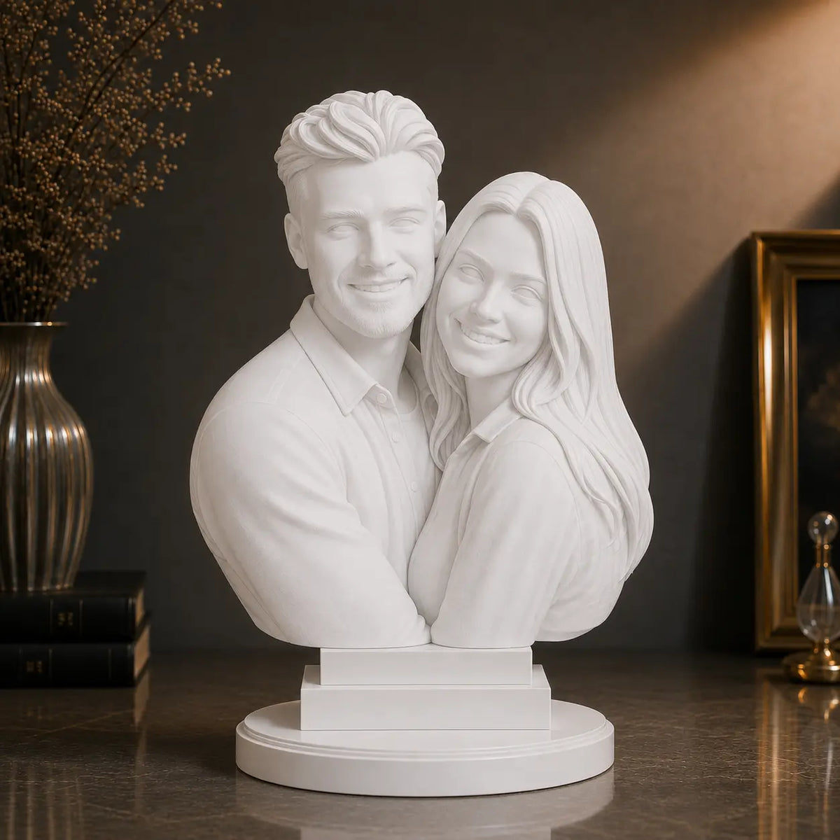 Figurka 3D pary ze zdjęcia – prezent dla zakochanych na rocznicę