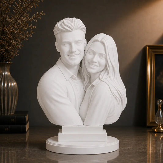 Figurka 3D pary ze zdjęcia – prezent dla zakochanych na rocznicę