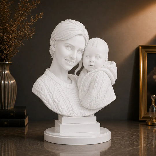 Wyjątkowy prezent dla mamy – personalizowana figurka 3D Mama i dziecko