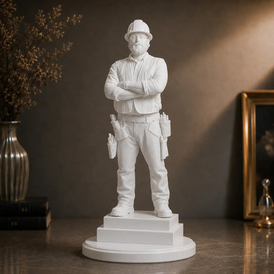 Wyjątkowy prezent dla niego – personalizowana figurka 3D Mistrz swojego fachu