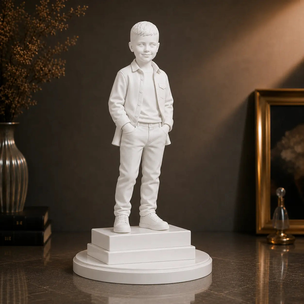 Figurka 3D chłopca w pełnej postaci ze zdjęcia – oryginalny prezent