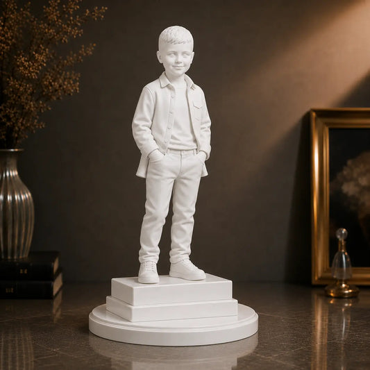 Figurka 3D chłopca w pełnej postaci ze zdjęcia – oryginalny prezent