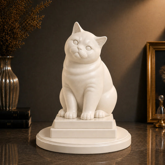 Personalizowana figurka 3D kota ze zdjęcia – oryginalny prezent dla kociarza i miłośnika kotów
