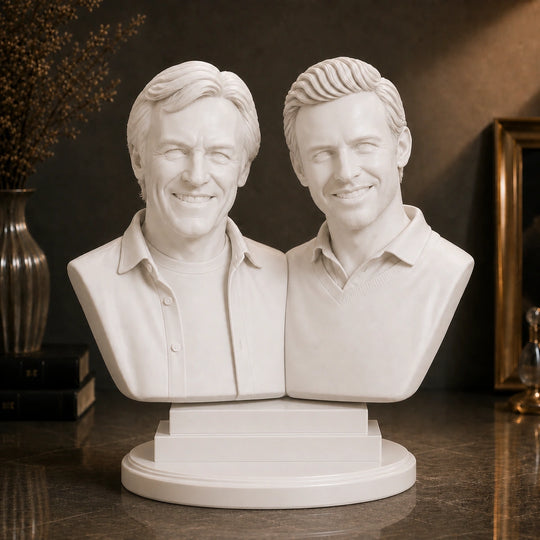 Wyjątkowy prezent dla taty – personalizowana figurka 3D Ojciec i Syn
