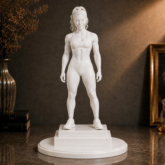 Personalizowana figurka 3D kobiety sportsmenki – oryginalny prezent