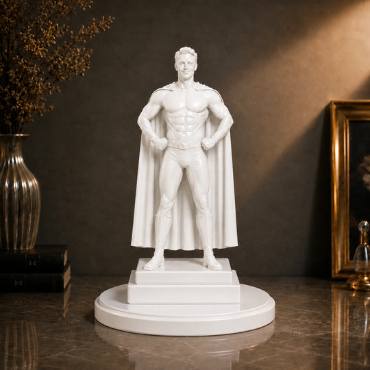 Oryginalny prezent dla niego – personalizowana figurka 3D Superbohater