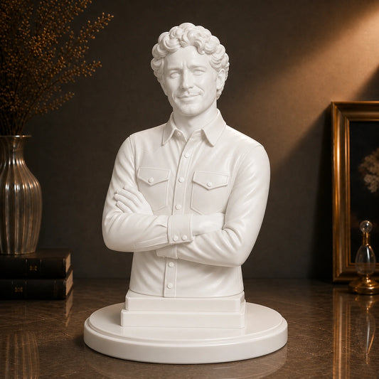 Personalizowane popiersie 3D mężczyzny ze zdjęcia – wyjątkowy prezent dla niego