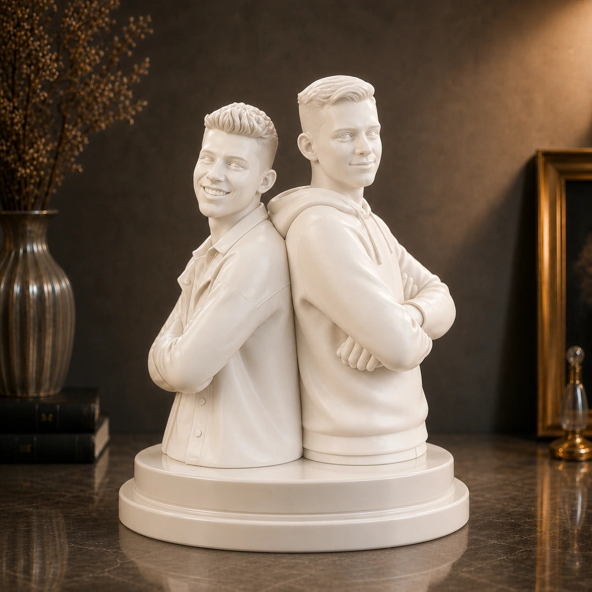Personalizowana podwójna figurka 3D ze zdjęć – wyjątkowy prezent dla brata